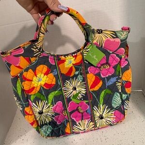 NWT Vera Bradley Two Way "Lola" Large
Crossbody Tote